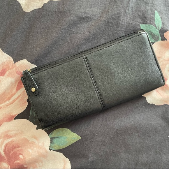 Black Coach Wallet with Gold Detail - Picture 5 of 6